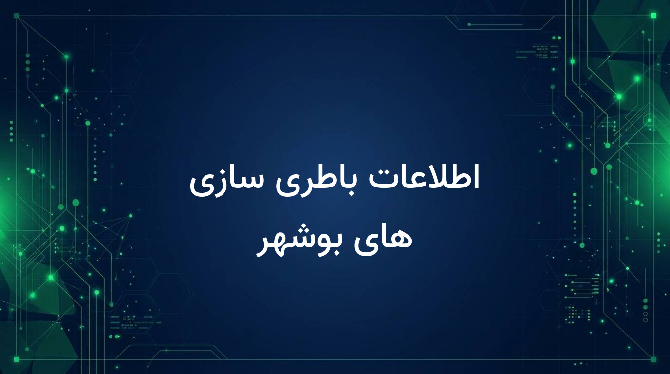 اطلاعات باطری سازی های بوشهر