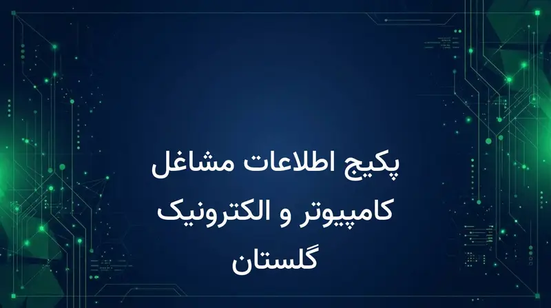 پکیج اطلاعات مشاغل کامپیوتر و الکترونیک گلستان